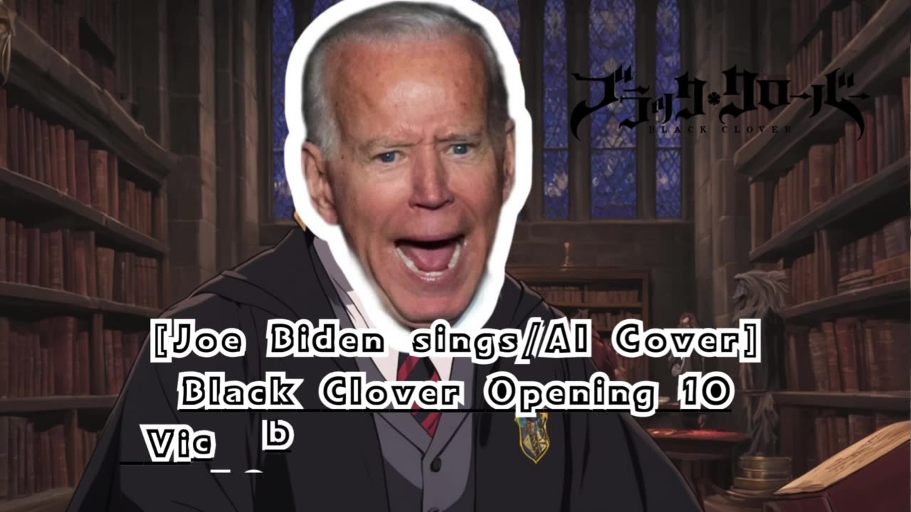 [Joe Biden sings/AI Cover] Black Clover Opening 10 Vickeblanka - Black Catcher