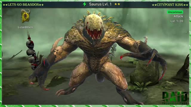 Raid Shadow Legends - Saurus - Classic Skin