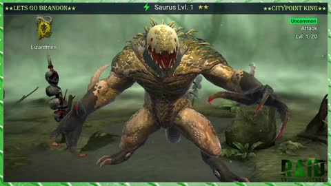 Raid Shadow Legends - Saurus - Classic Skin