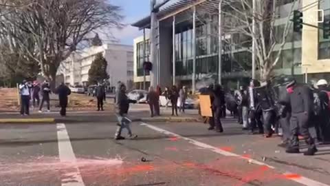 Antifa attacking Trump supporters in DC