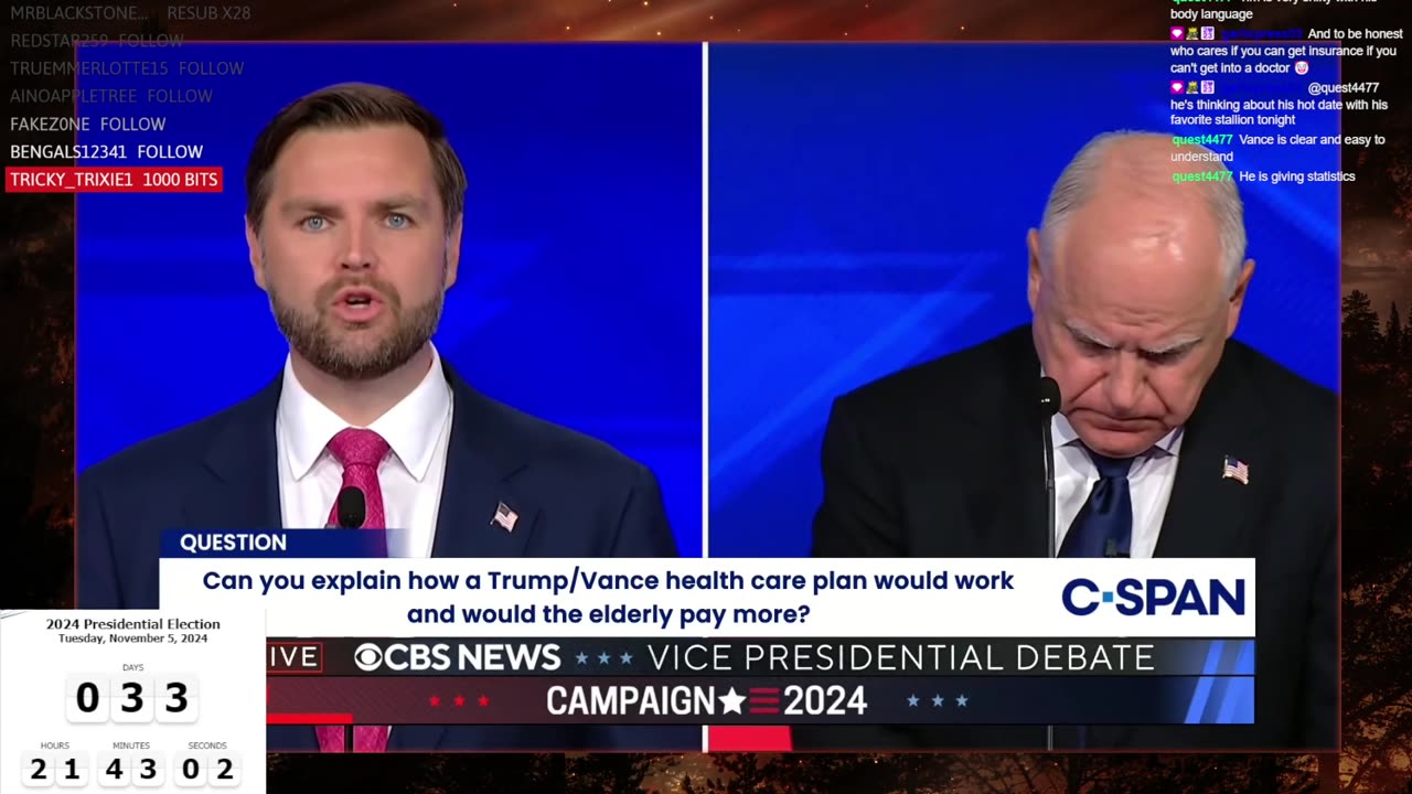 Health Care - JD Vance Vs Tim Walz Debate | 2024 Vice Presidential Debate