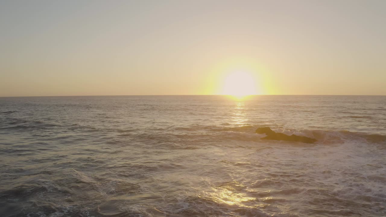 Sunrise on the ocean