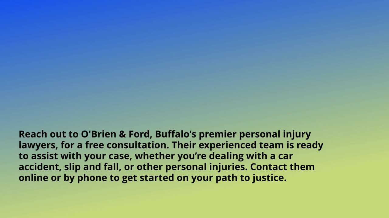 Buffalo Personal Injury Lawyer