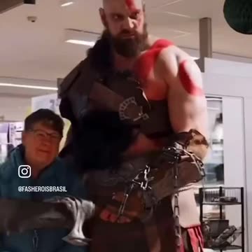 GIANT Man Grocery Shopping