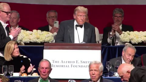 MUST WATCH: President Trump Gives Hilarious Speech At The Al Smith Dinner
