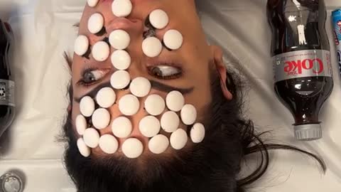 Coke and Mentos FACIAL is amazing!