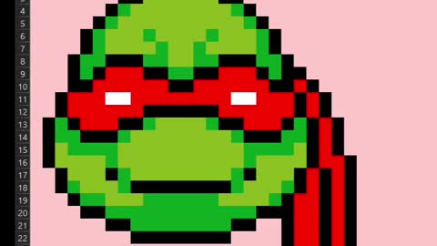 Drawing Raphael in Excel