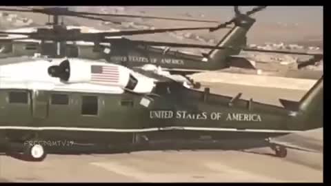 Marine one in Isreal 2022