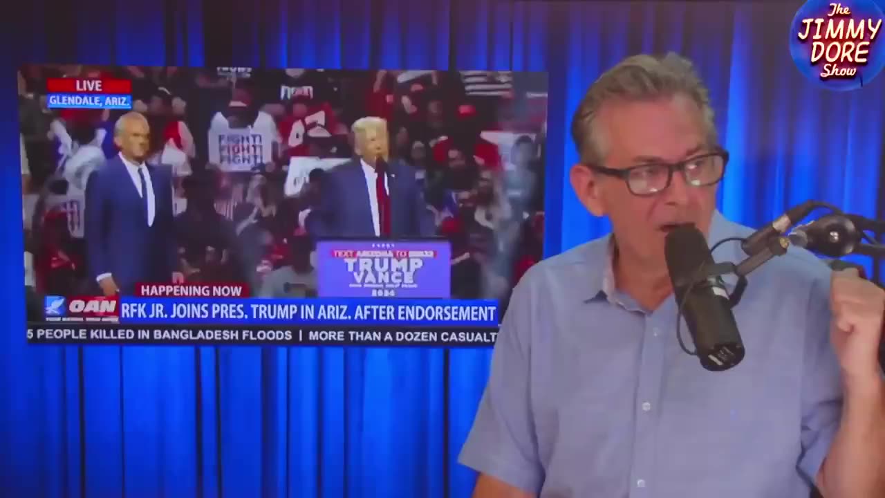 Jimmy Dore Reacts to RFK Jr Joining Forces with Trump