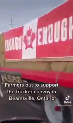 Farmers have joined the Freedom Trucker Convoy