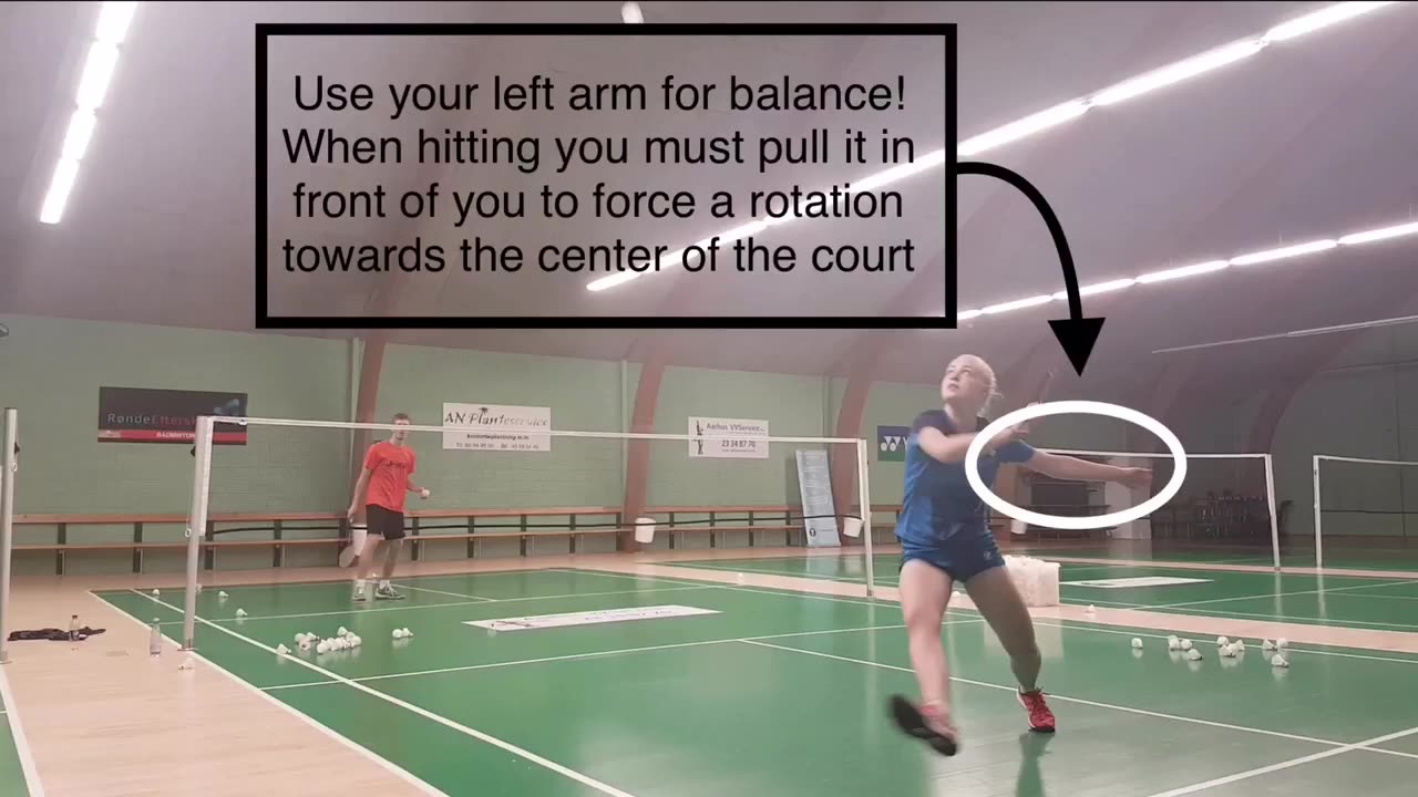 BADMINTON TECHNIQUE #13 - BACKHAND DROP.