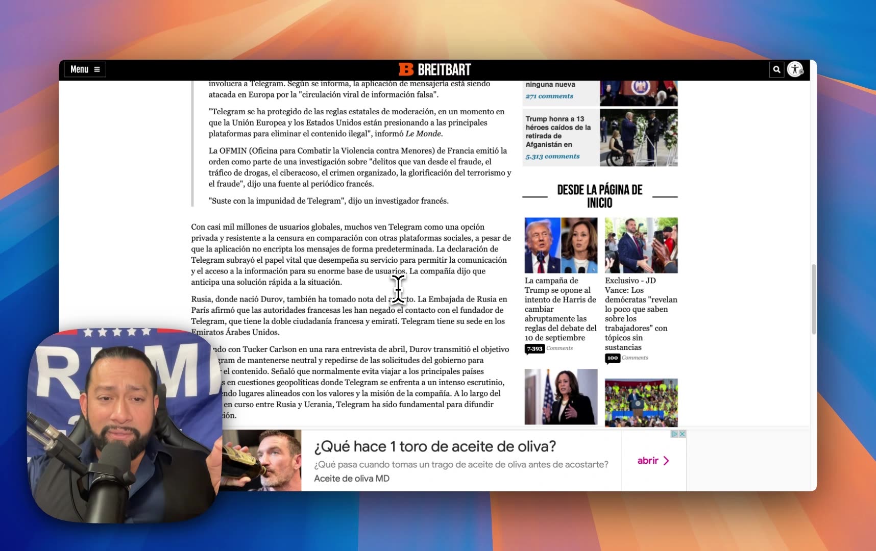 Trump Honra Héroes Caídos, Tulsi Se Une A Trump, y El Arresto de Pavel Durov