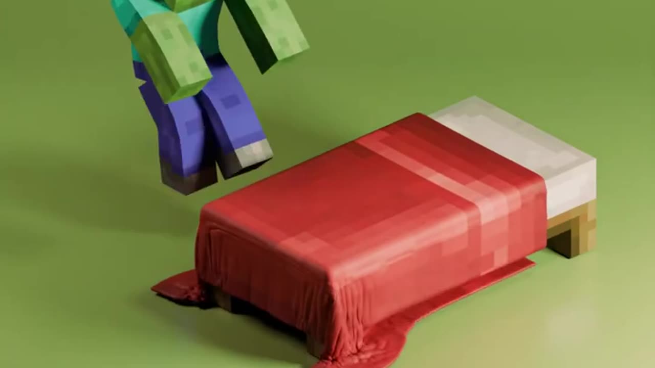 MINECRAFT Cloth simulator from 4 faces to 16384 faces