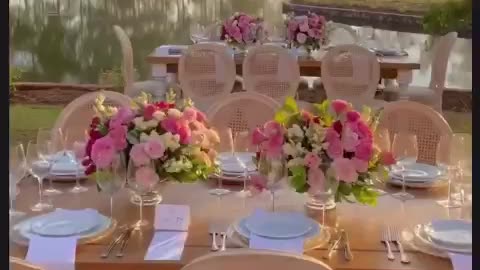 Decorations At A River Side So Luxury