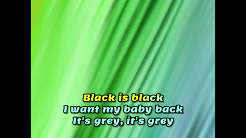kbkaraokeking black is black (raggae style)