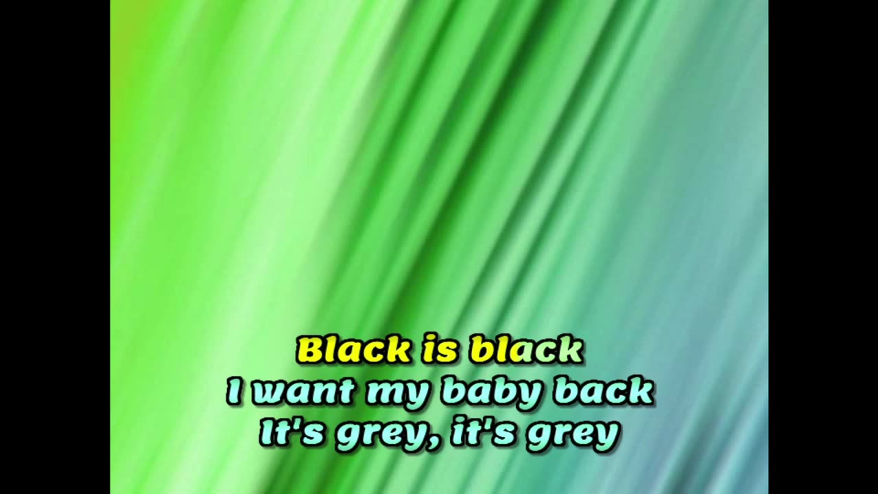 kbkaraokeking black is black (raggae style)