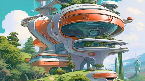 Houses of the Future | AI Science Fiction and Fantasy Art | Slideshow