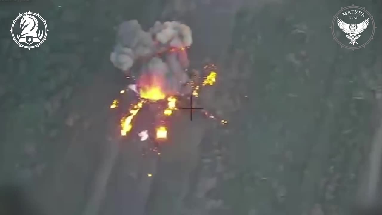 In the combat zone, soldiers discovered a Russian artillery installation and