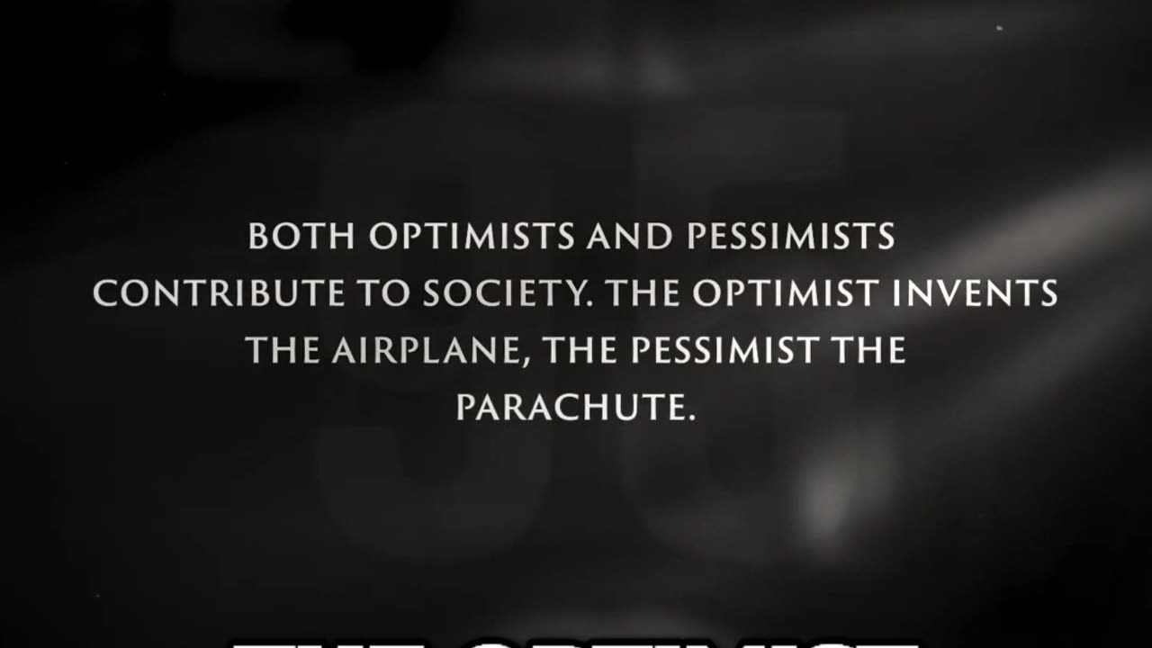 The Power of Optimism and Pessimism Changing Society Together