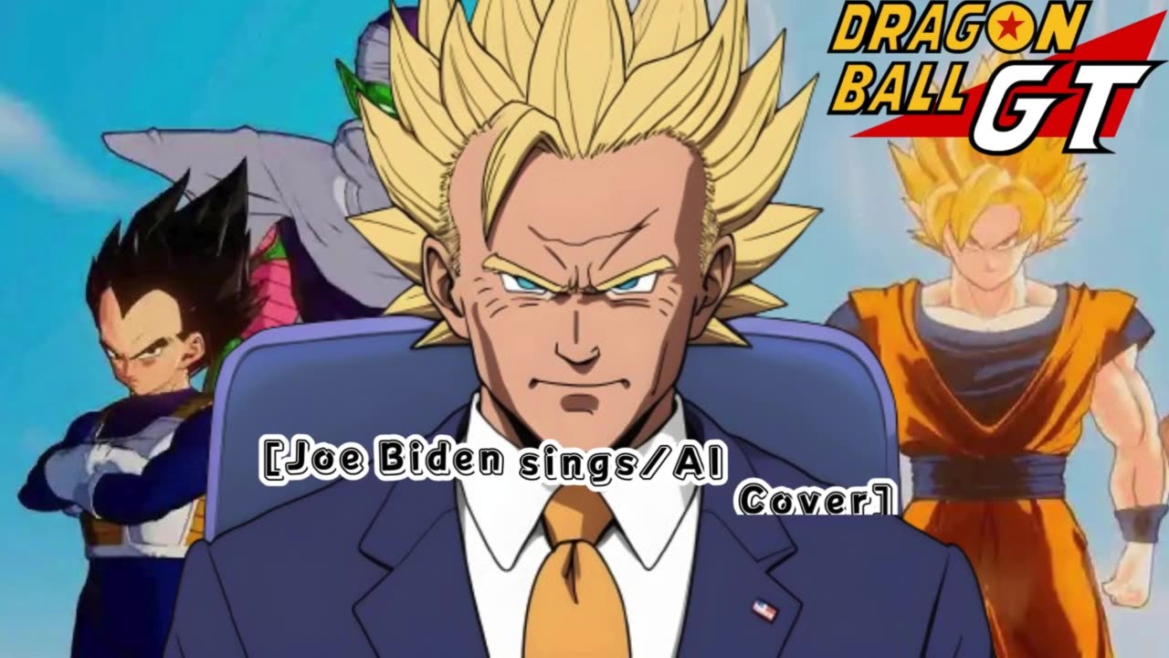 [Joe Biden sings/AI Cover] Dragon Ball GT Opening FIELD OF VIEW - DAN DAN Kokoro Hikarete ku