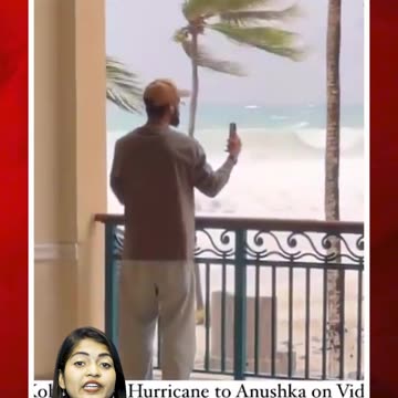 భార్యకు వీడియో కాల్ చేసి హరికేన్ ప్రభావం చూపించిన విరాట్ #viratkohli #t20wc #anushka | FBTV NEWS