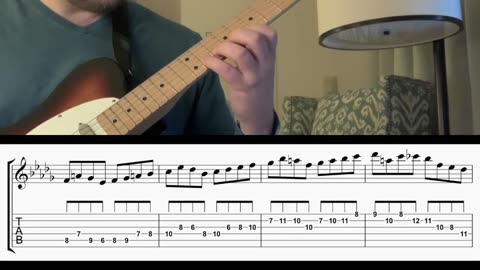 Barry Galbraith - Daily Exercise #7: Bb Harmonic Minor (with TAB)
