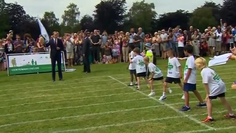 Prince William gets sporty