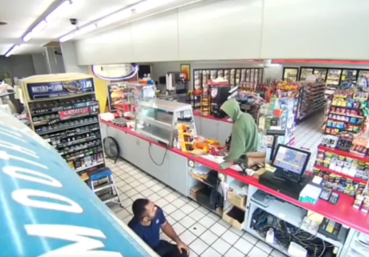 Gruesome murder of store clerk caught on security camera