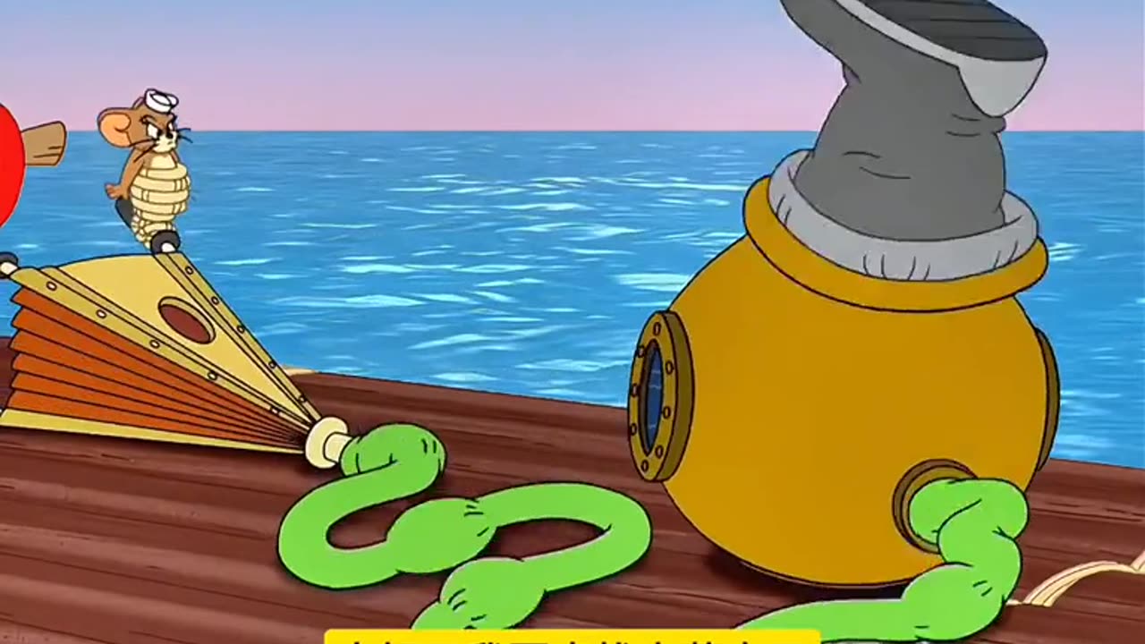 Cartoon tom & Tom & Jerry | Shark Attack