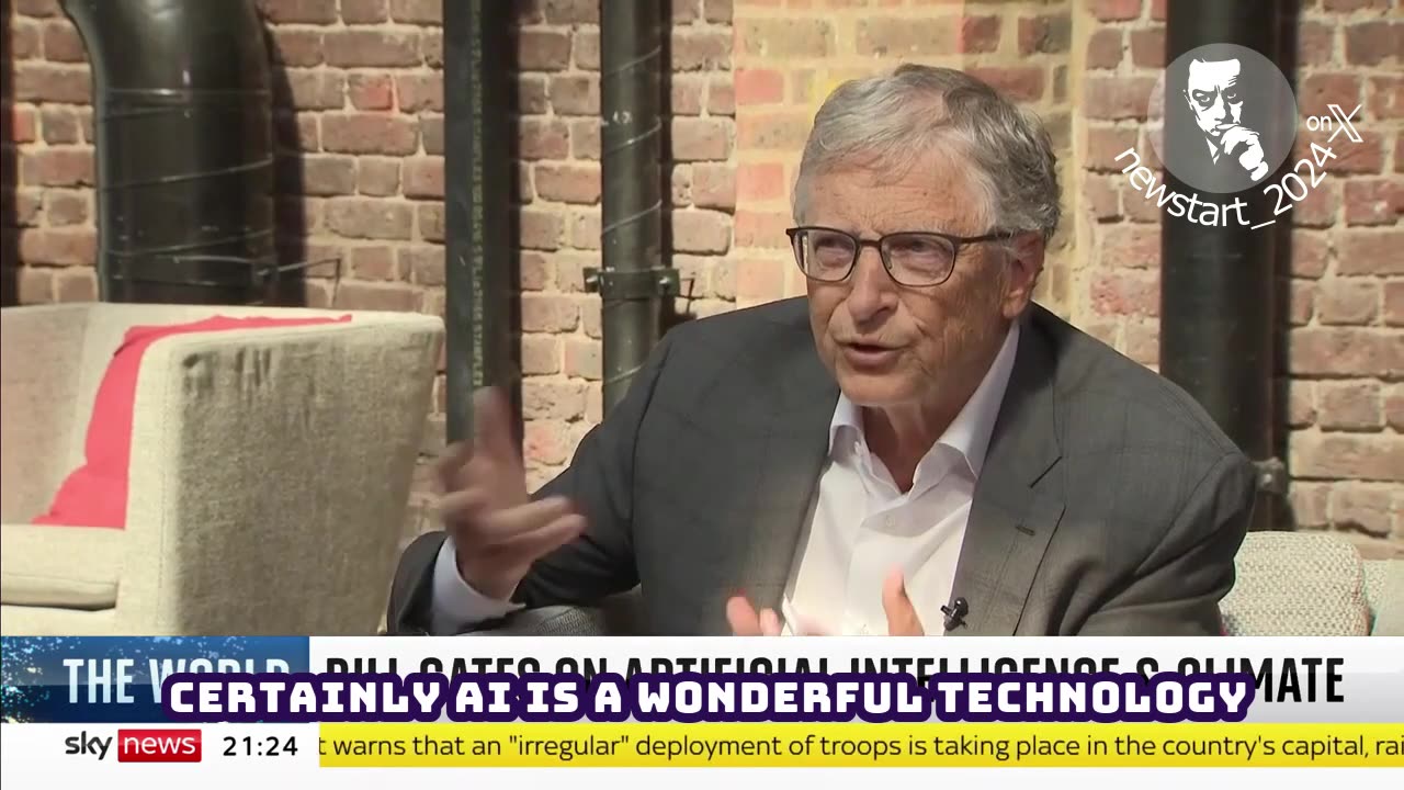 Bill Gates: Certainly AI is a wonderful technology