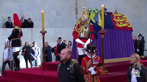 Ukraine’s First Lady Pays Royal Respects At Westminster Hall