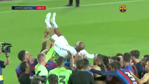 Dani Alves is giving a prooer farewell