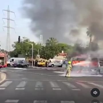 Terrorists Attack Tel Aviv Explosion Bus