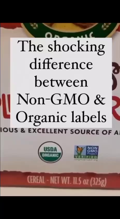 NON GMO vs USDA ORGANIC? ORGANIC WINS?