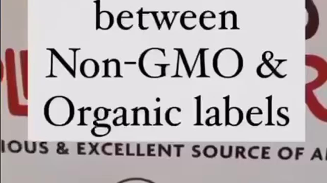 NON GMO vs USDA ORGANIC? ORGANIC WINS?