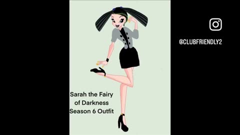 Sarah, Fairy of Darkness Season 3-6 outfits #madein2021 #winxclubfanmade