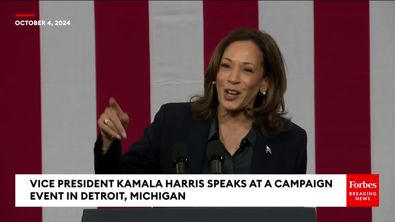 Kamala Harris Responds To The End Of The Dock Workers Strike During Michigan Rally- They Did Good