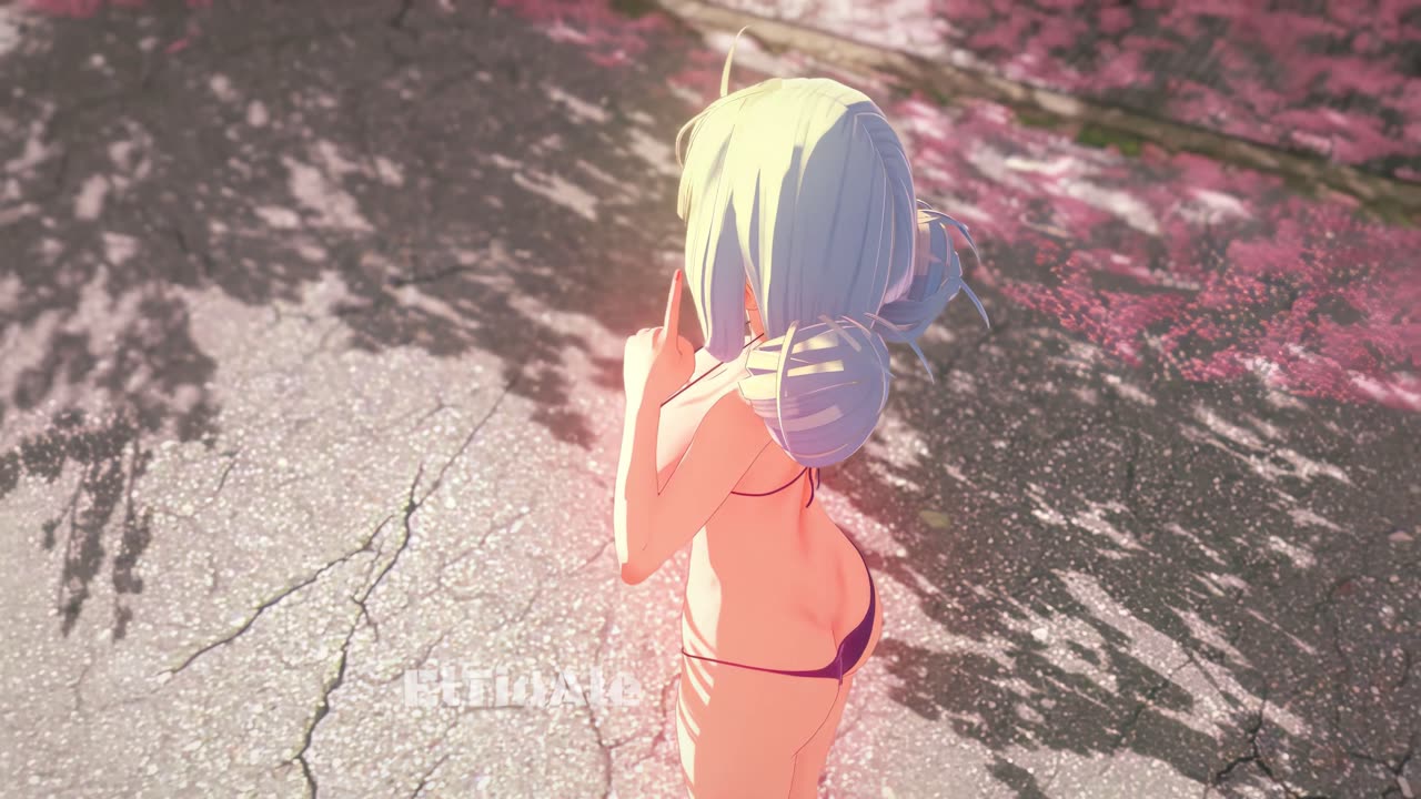 Kiwi Bikini Mahou Shoujo ni Akogarete 人生リセットボタンぽち ElTioAle #mmd #Kiwi #MahouShoujo