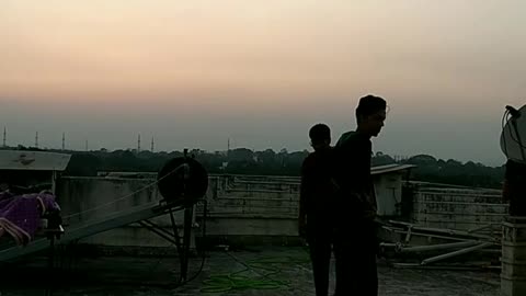 Time lapse of my friends and I in the terrace