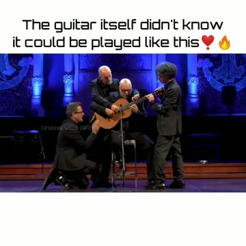 A brilliant creation four artist in one guitar 🔥❣️