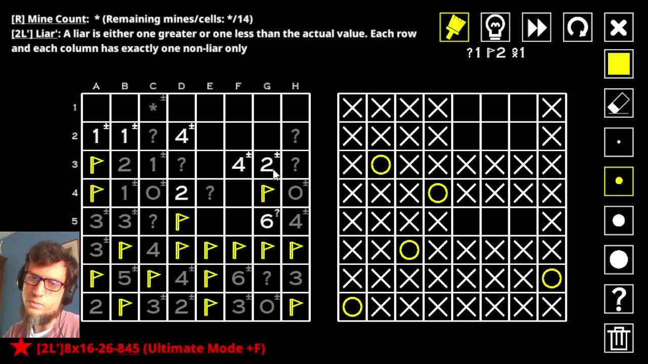 14 Minesweeper Variants 2 Episode 45 - Liar Prime