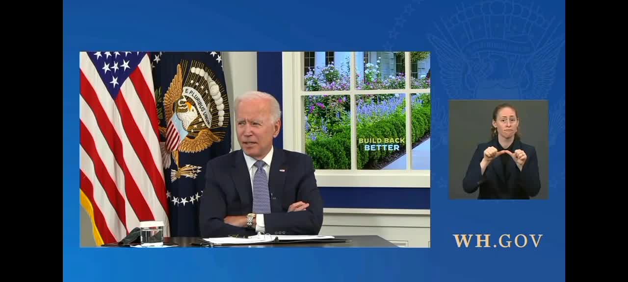 Joe Biden saying America needs to be like Russia and China.