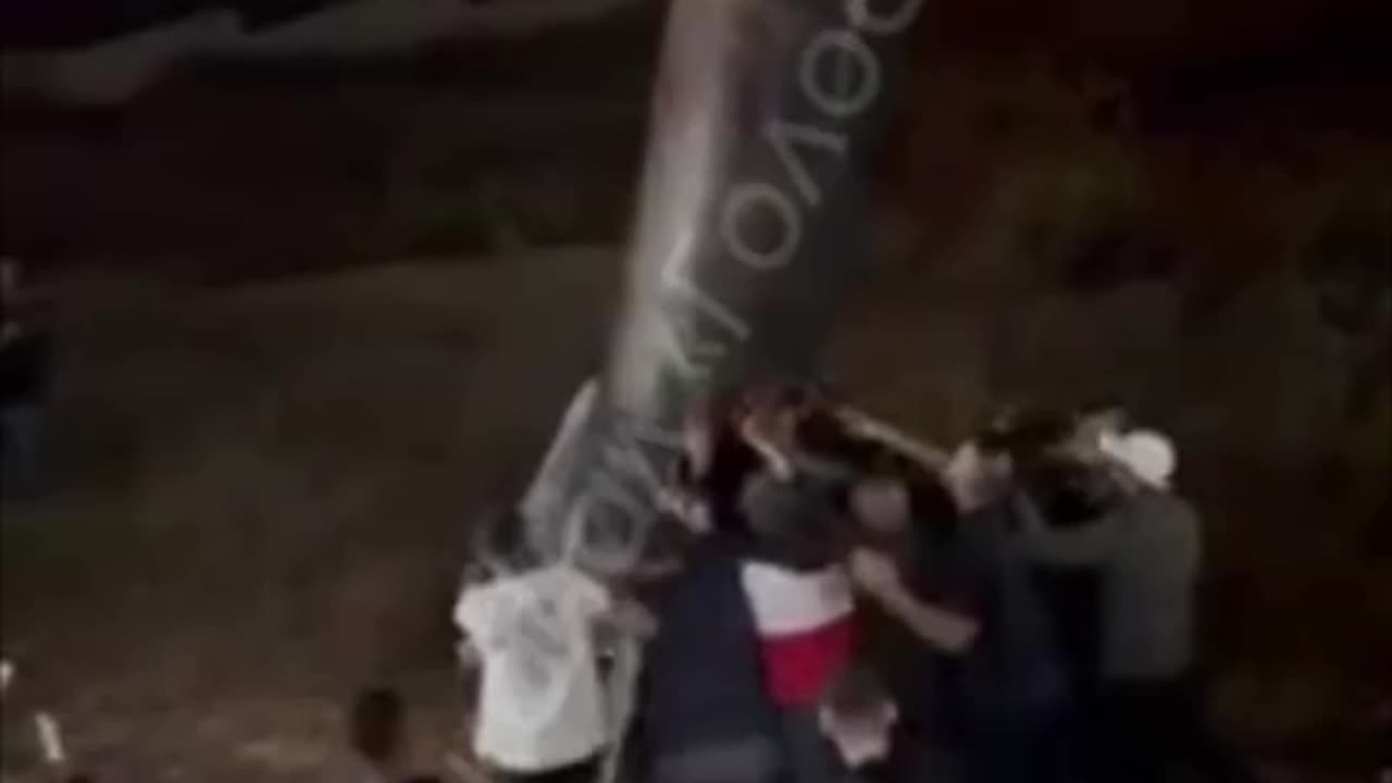 Wreckage of Iranian missiles