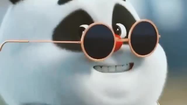 Funny panda dance