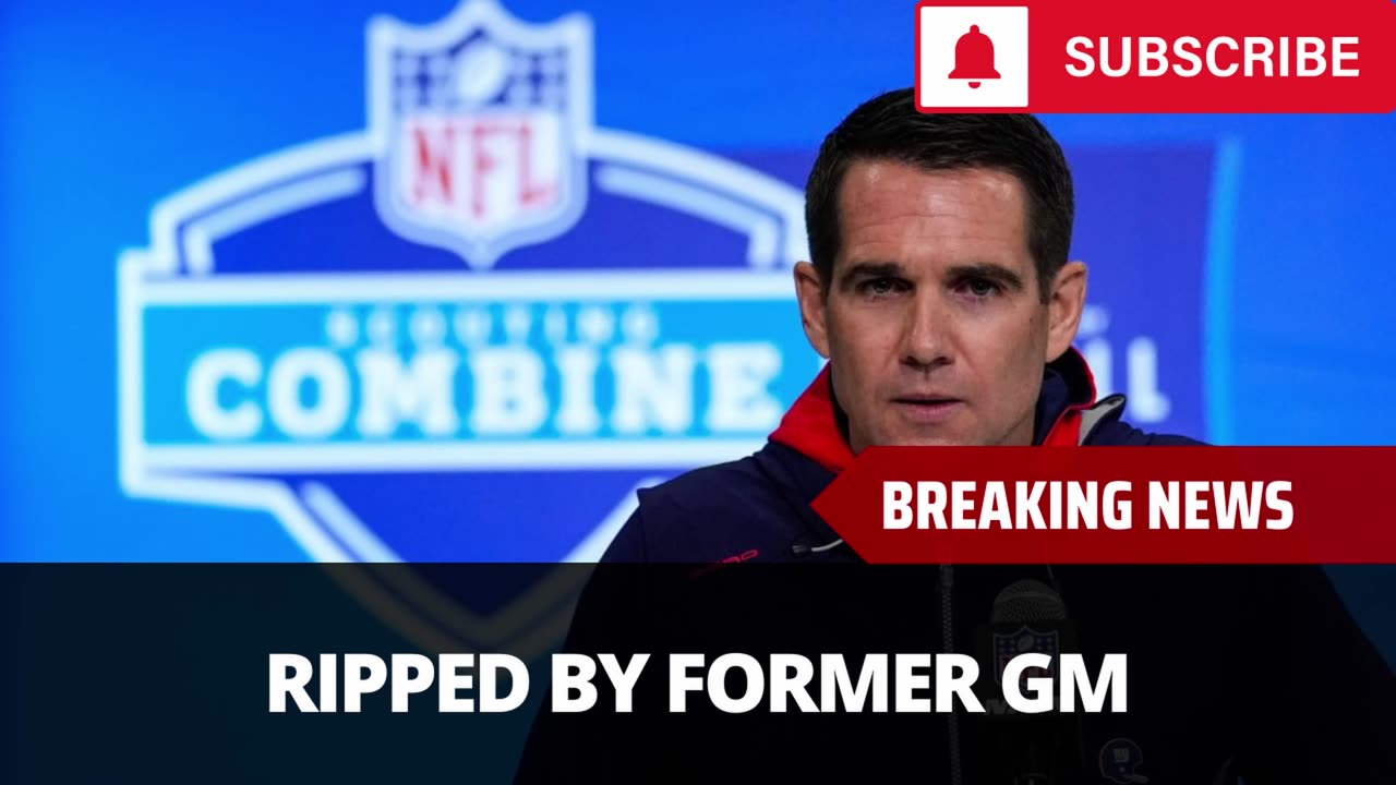 Former NFL GM Rips Giants GM