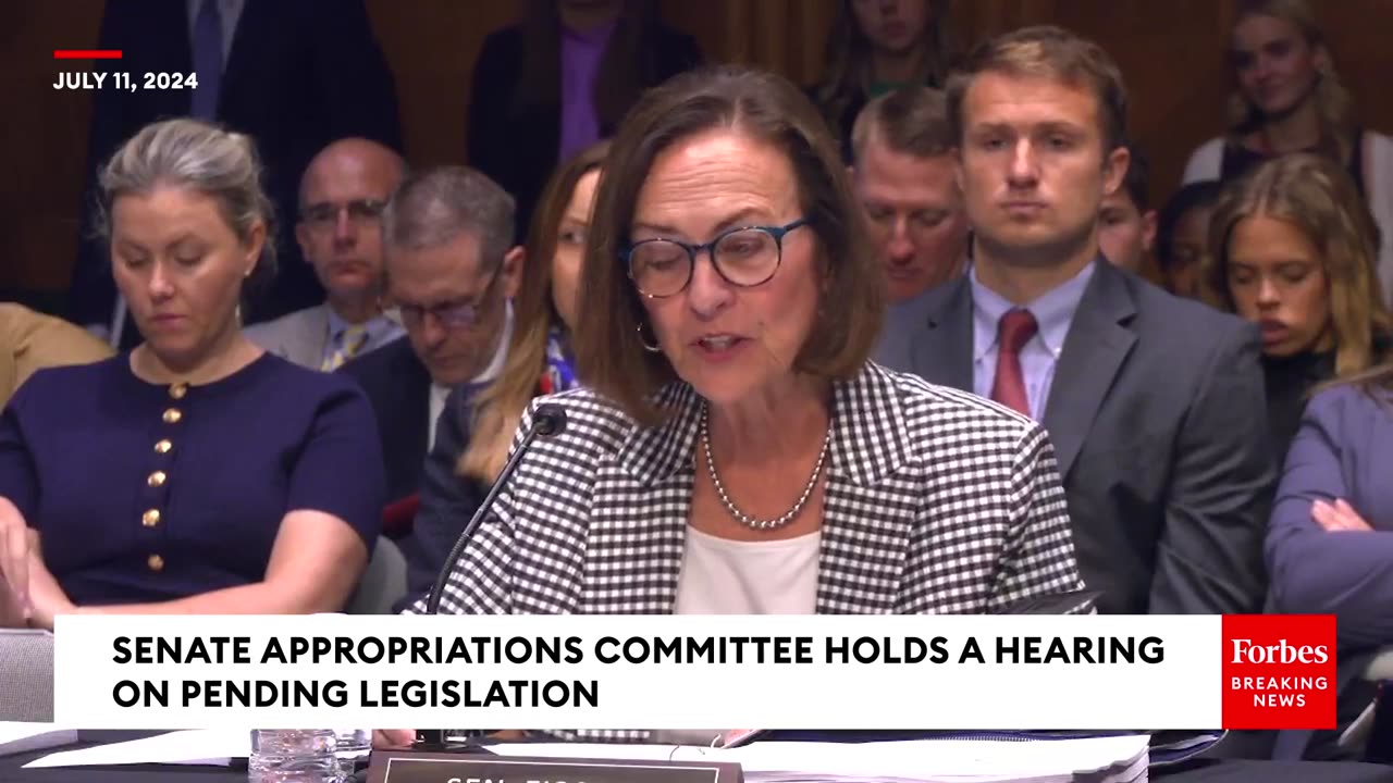 Patty Murray Chairs Senate Appropriations Committee Markup Hearing On Pending Legislation