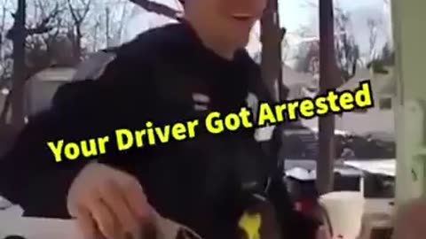 On duty police officer caught doing DoorDash