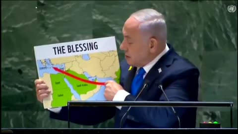 Netanyahu states motive behind the war Greater Israel at 79th UN General Assembly New York