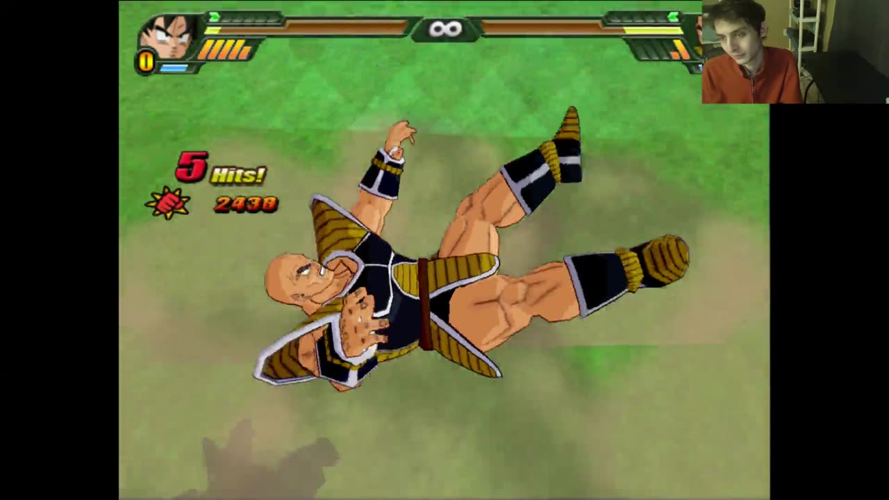 Goku VS Nappa In A Dragon Ball Z Budokai Tenkaichi 3 Battle With Live Commentary