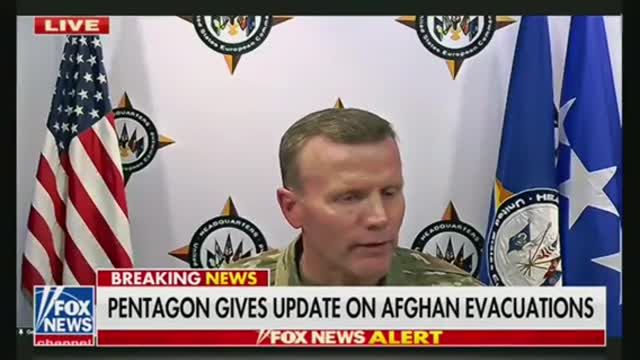 Air Force Gen. Tod Walters is asked about an Afghan refugee who was flagged as a security risk